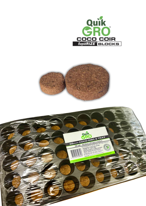 QUIKGRO EXPANDING COCO DISCS 35 MM Tray 50 discs